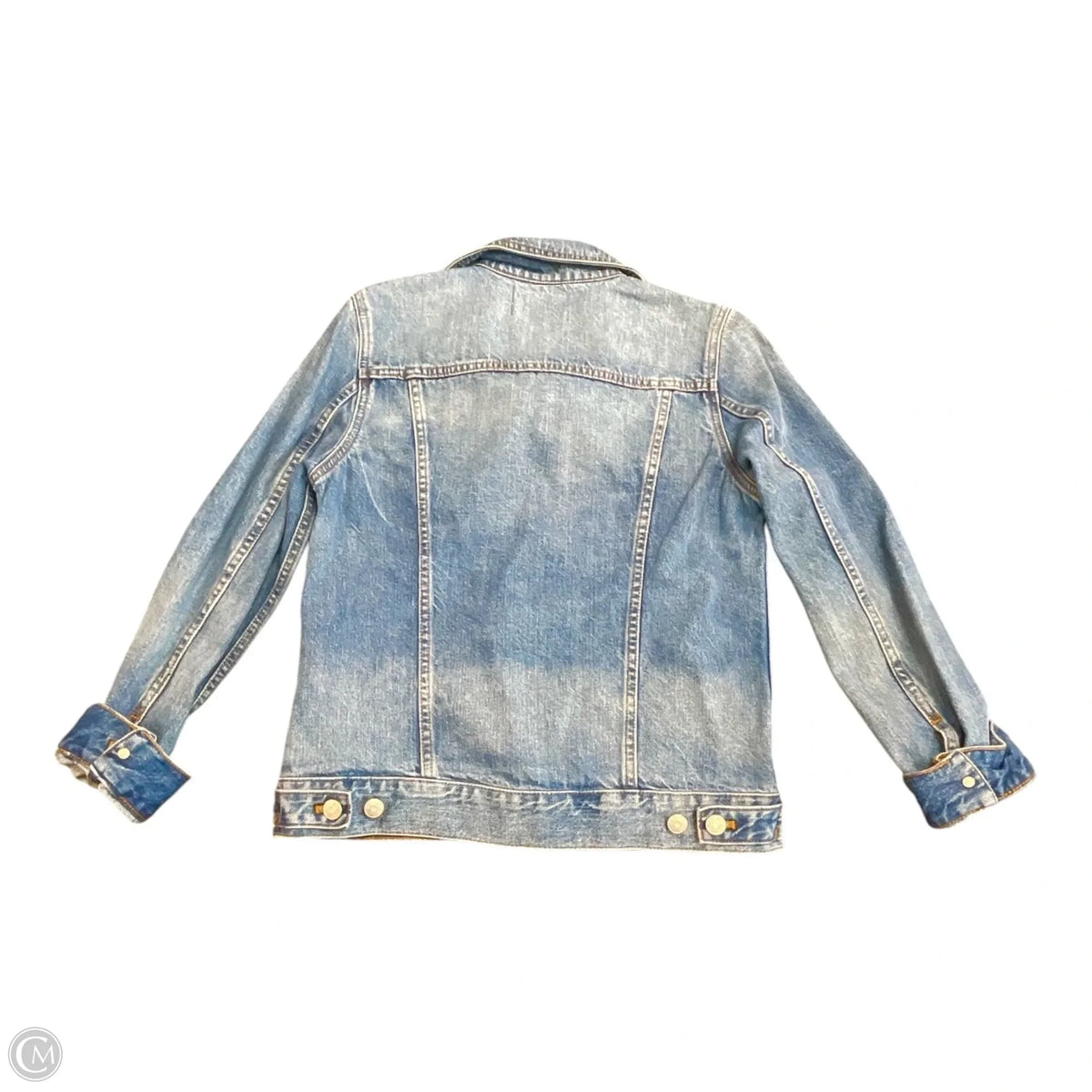 Jacket Denim By Madewell In Blue Denim, Size: M