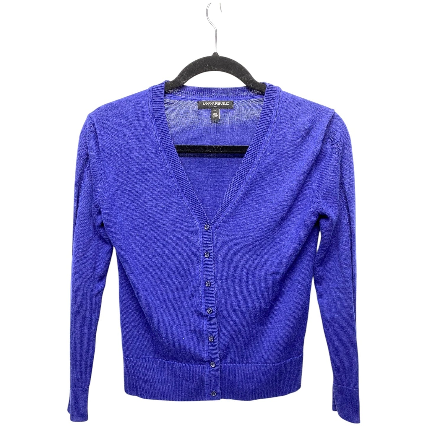 Cardigan By Banana Republic In Blue, Size: Xs