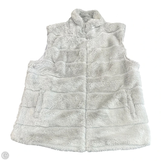 Vest Faux Fur & Sherpa By Jess Lea In Grey, Size: Xl