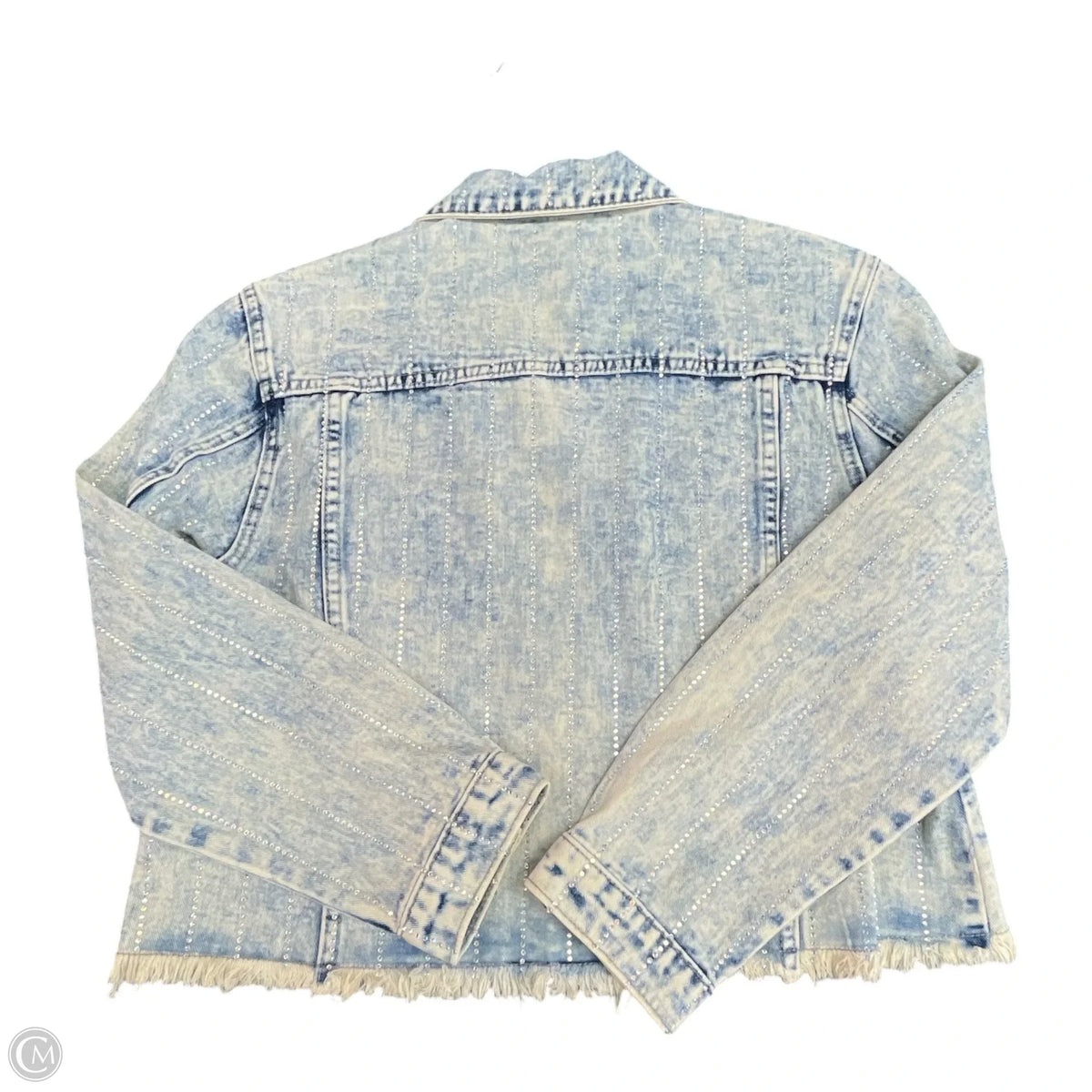 Jacket Denim By Veveret In Blue Denim, Size: S