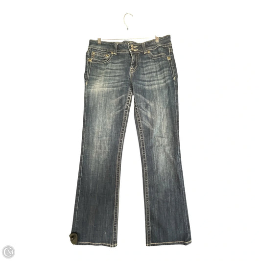 Jeans Boot Cut By Miss Me In Blue Denim, Size: 12