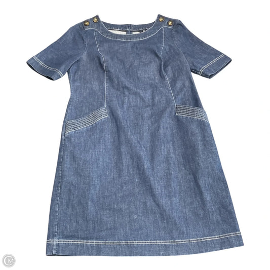 Dress Casual Short By Boden In Blue Denim, Size: 12