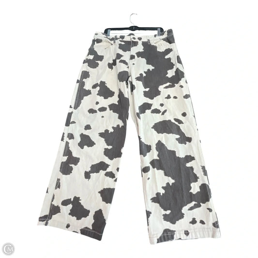 Pants Wide Leg By Wild Fable In Animal Print, Size: L