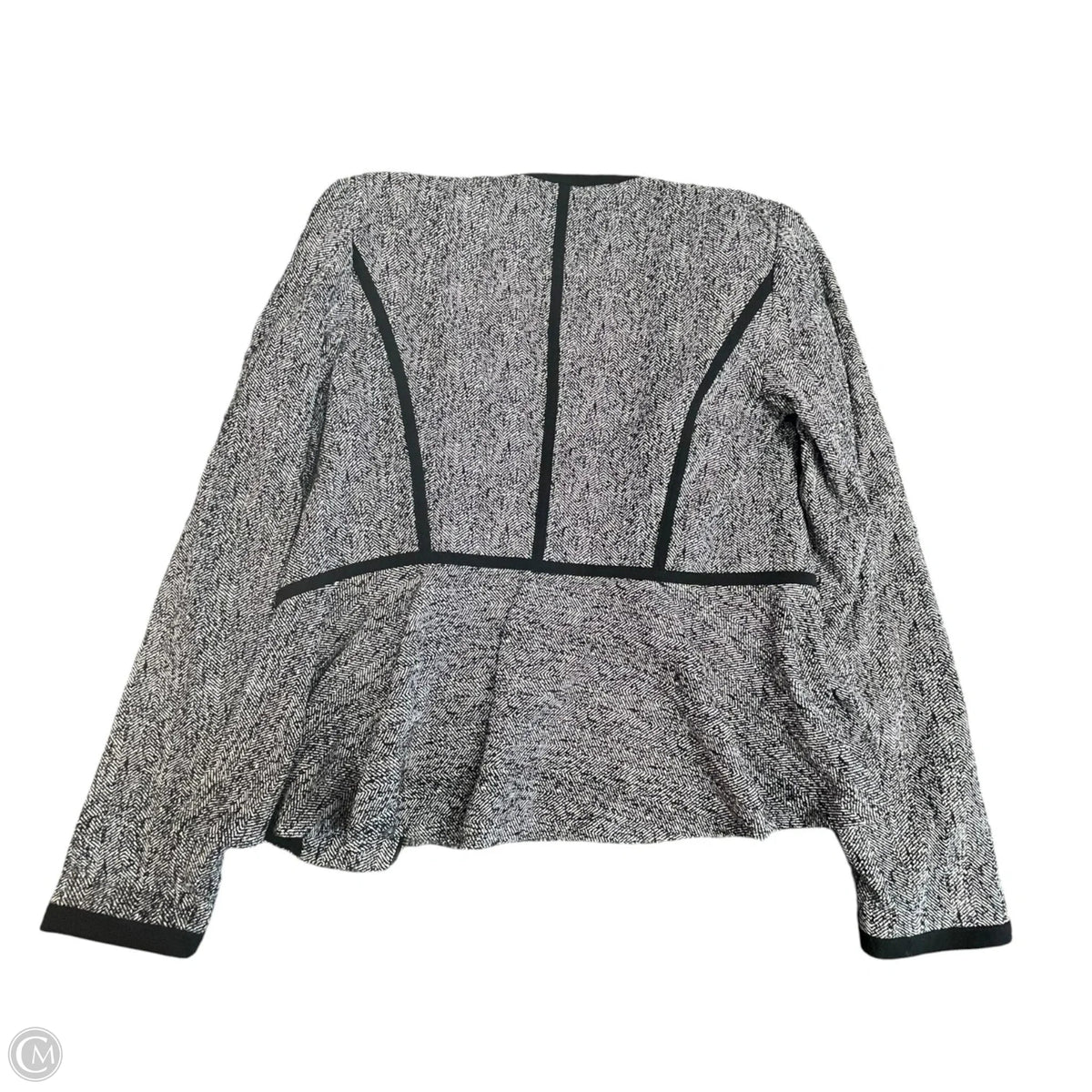 Jacket Other By Dkny In Black & Grey, Size: 2