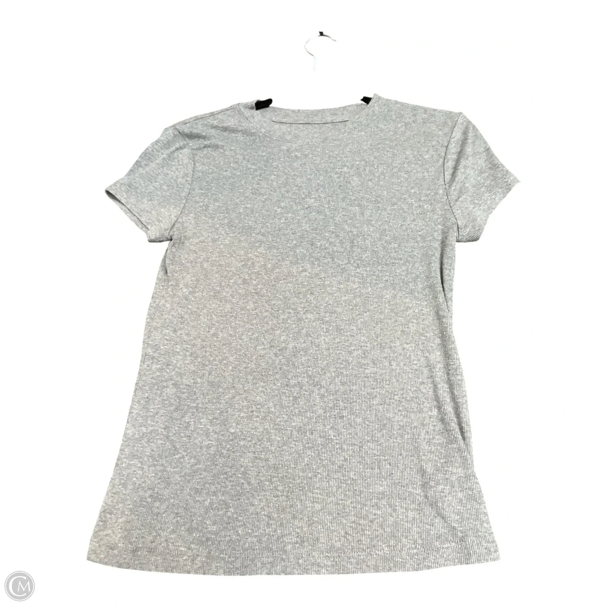 Top Short Sleeve Basic By A New Day In Grey, Size: M