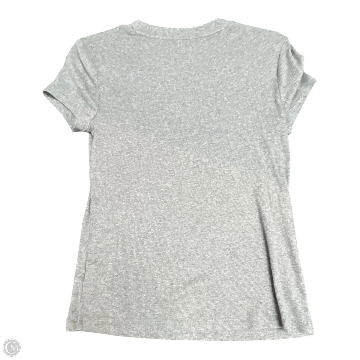 Top Short Sleeve Basic By A New Day In Grey, Size: M
