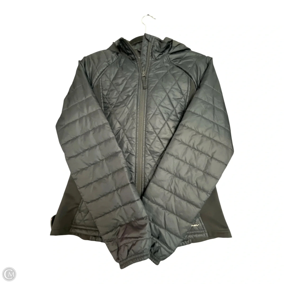Jacket Puffer & Quilted By Eddie Bauer In Black, Size: S
