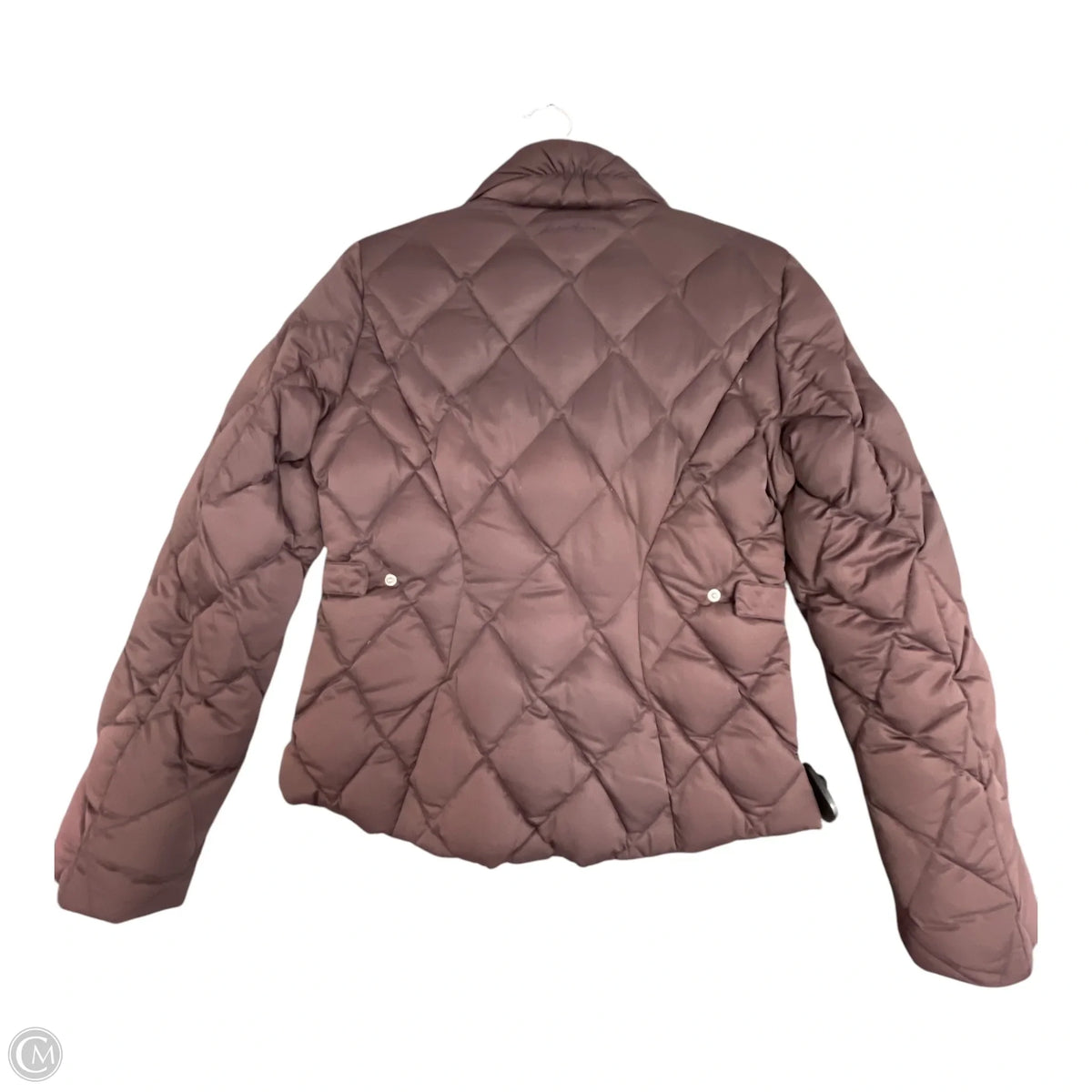 Jacket Puffer & Quilted By Eddie Bauer In Maroon, Size: S