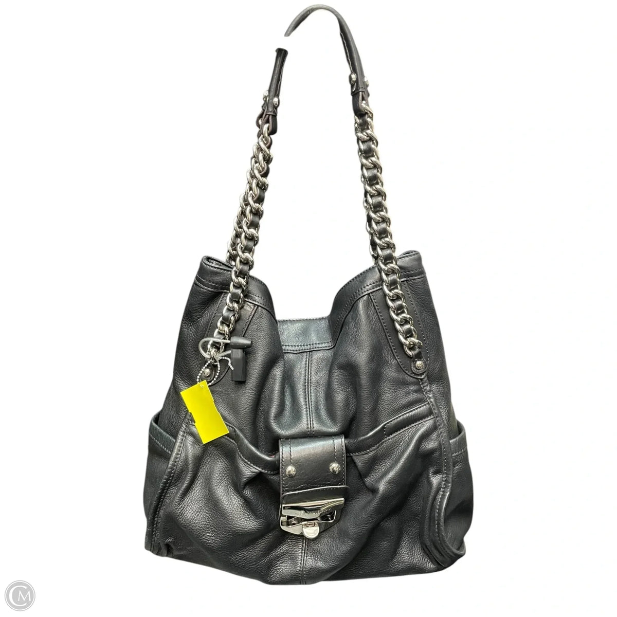 Handbag Leather By B. Makowsky, Size: Large