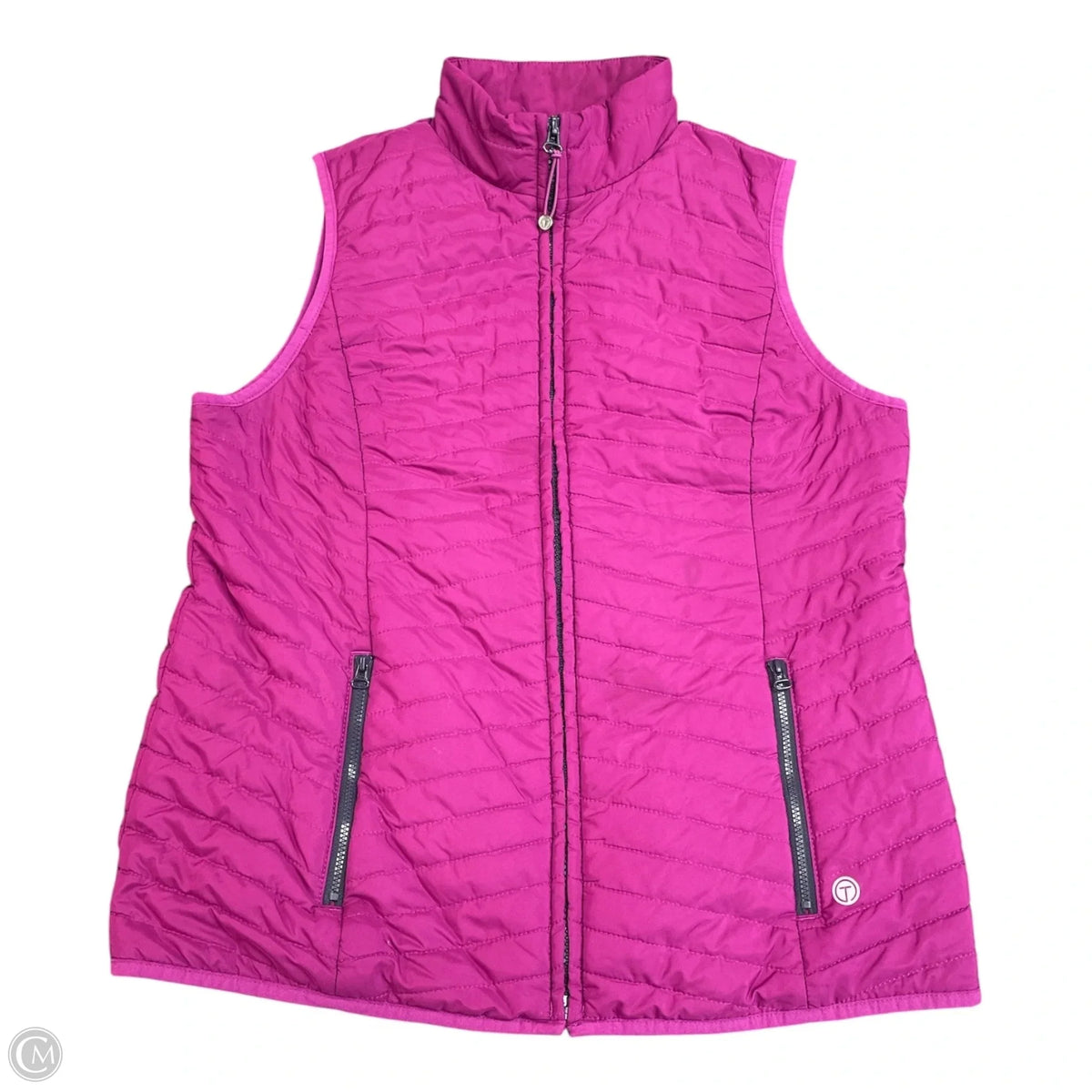 Vest Puffer & Quilted By Talbots In Purple, Size: Mp
