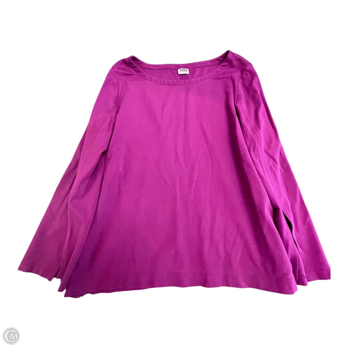 Top Long Sleeve By Chicos In Purple, Size: L