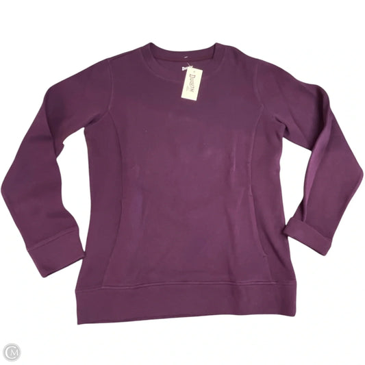 Sweatshirt Crewneck By Duluth Trading In Purple, Size: S