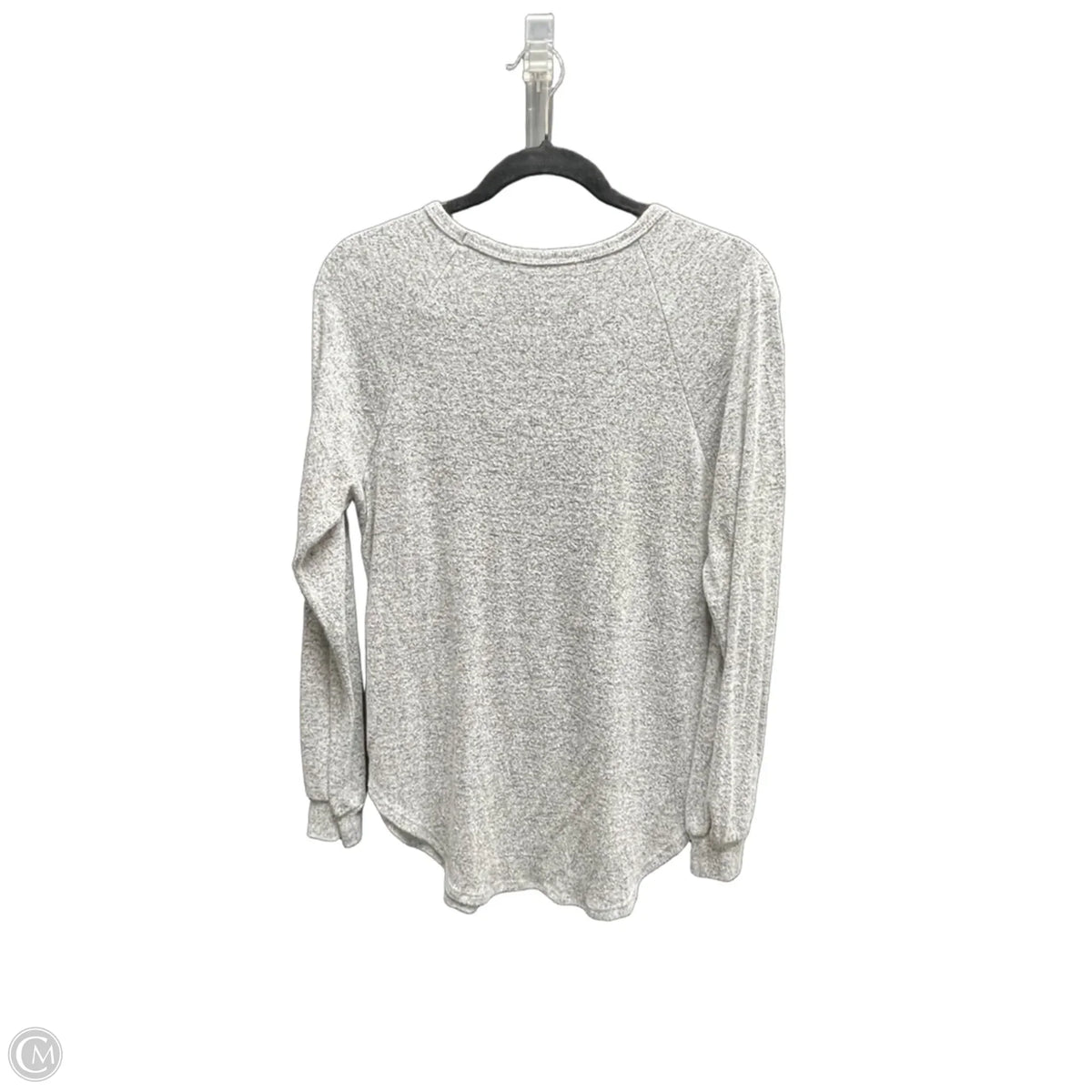 Top Long Sleeve By Gaze In Grey, Size: S