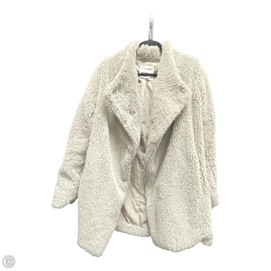Jacket Faux Fur & Sherpa By Bb Dakota In Taupe, Size: S