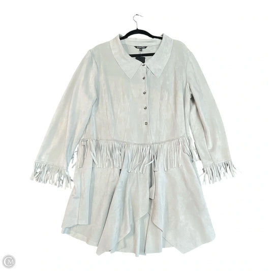 Jacket Other By Clothes Mentor In Grey, Size: Xl
