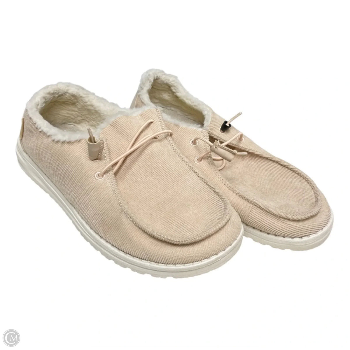 Shoes Flats By Hey Dude In Tan, Size: 9