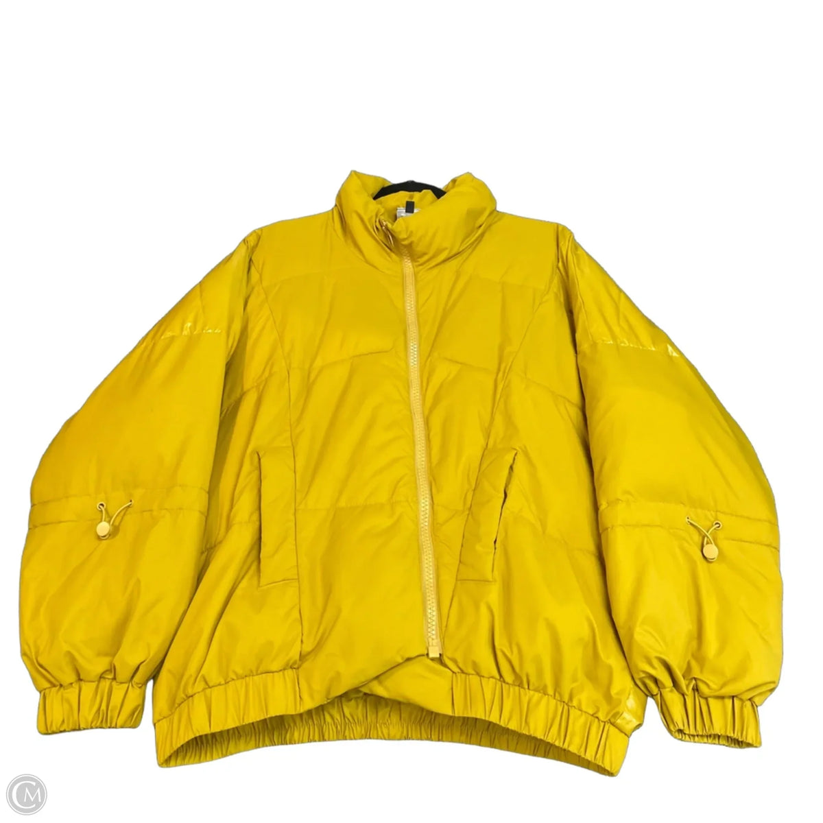 Jacket Puffer & Quilted By Cabi In Yellow, Size: Xs