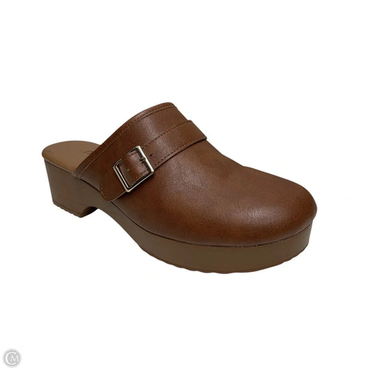 Shoes Heels Block By Me Too In Brown, Size: 6.5