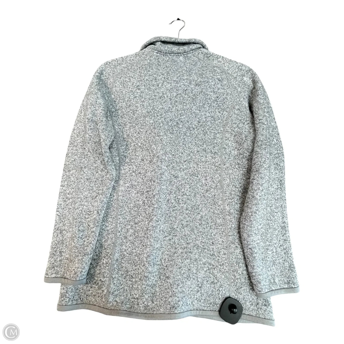 Sweatshirt Collar By Patagonia In Grey, Size: M