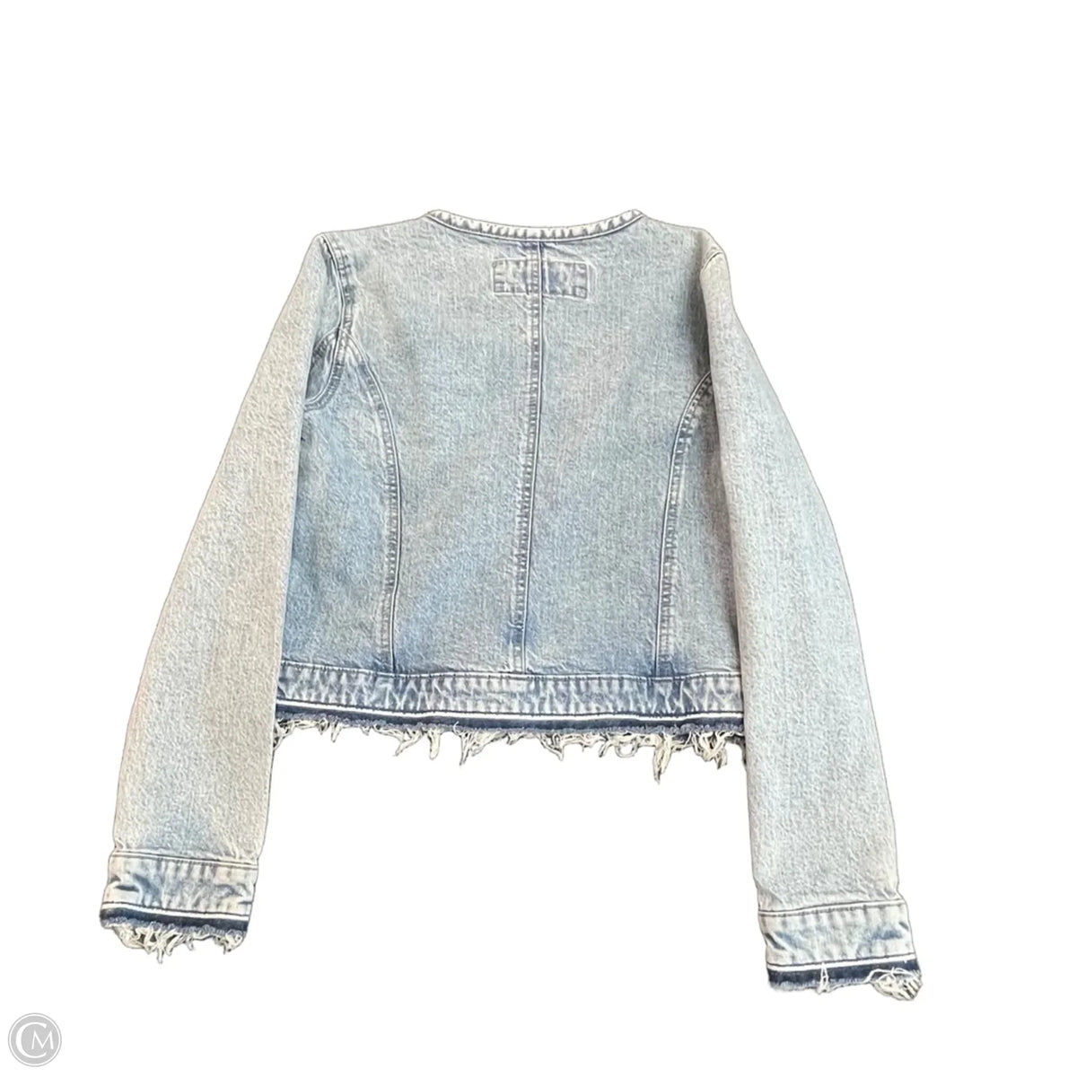 Jacket Denim By Loft In Blue Denim, Size: S