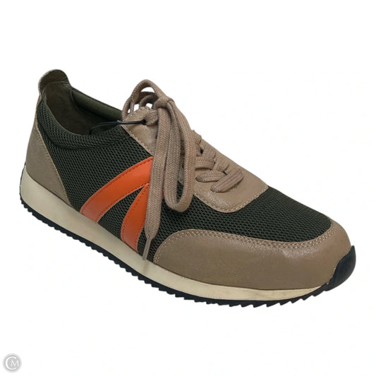 Shoes Sneakers By Mia In Green & Tan, Size: 6.5