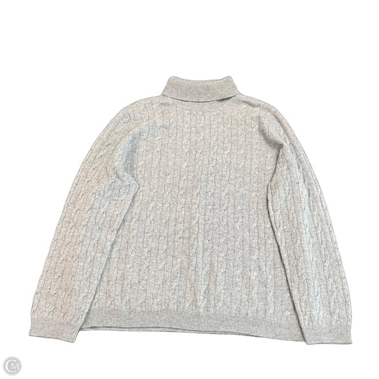 Sweater Cashmere By Talbots In Grey, Size: 2x