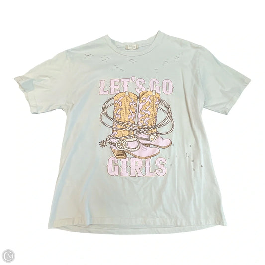 Top Short Sleeve Basic By Altard State In Beige, Size: S