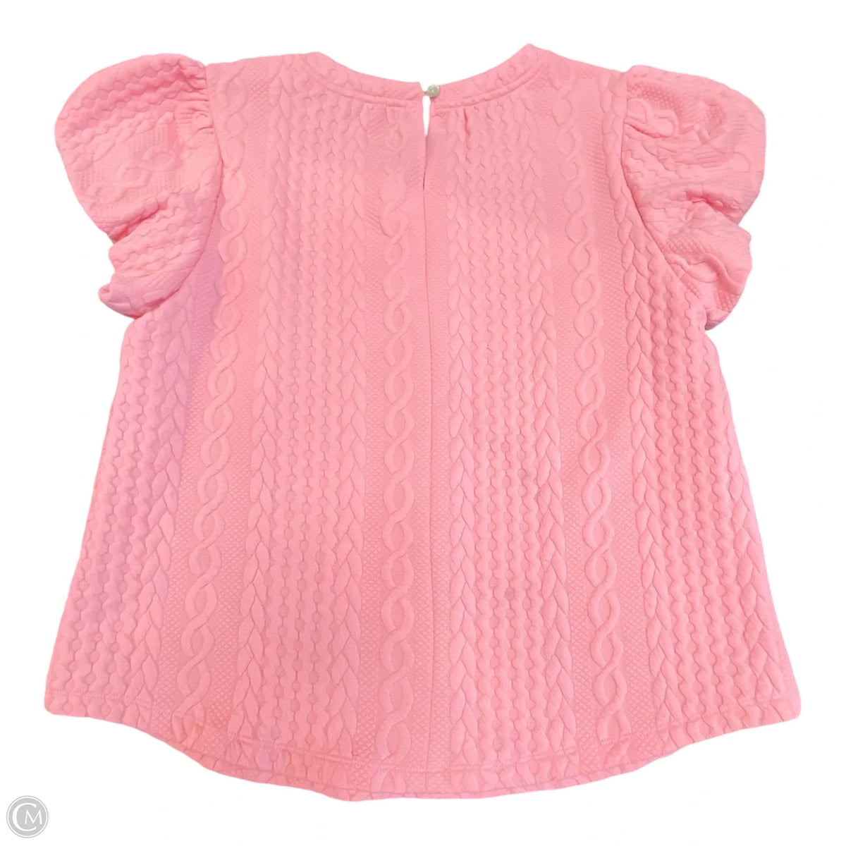Top Short Sleeve By Voy In Pink, Size: S