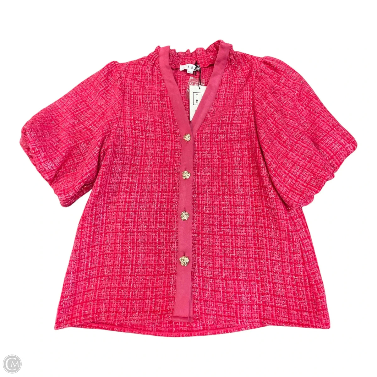 Sweater Cardigan By Thml In Pink, Size: S