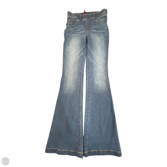 Jeans Flared By Spanx In Blue Denim, Size: S