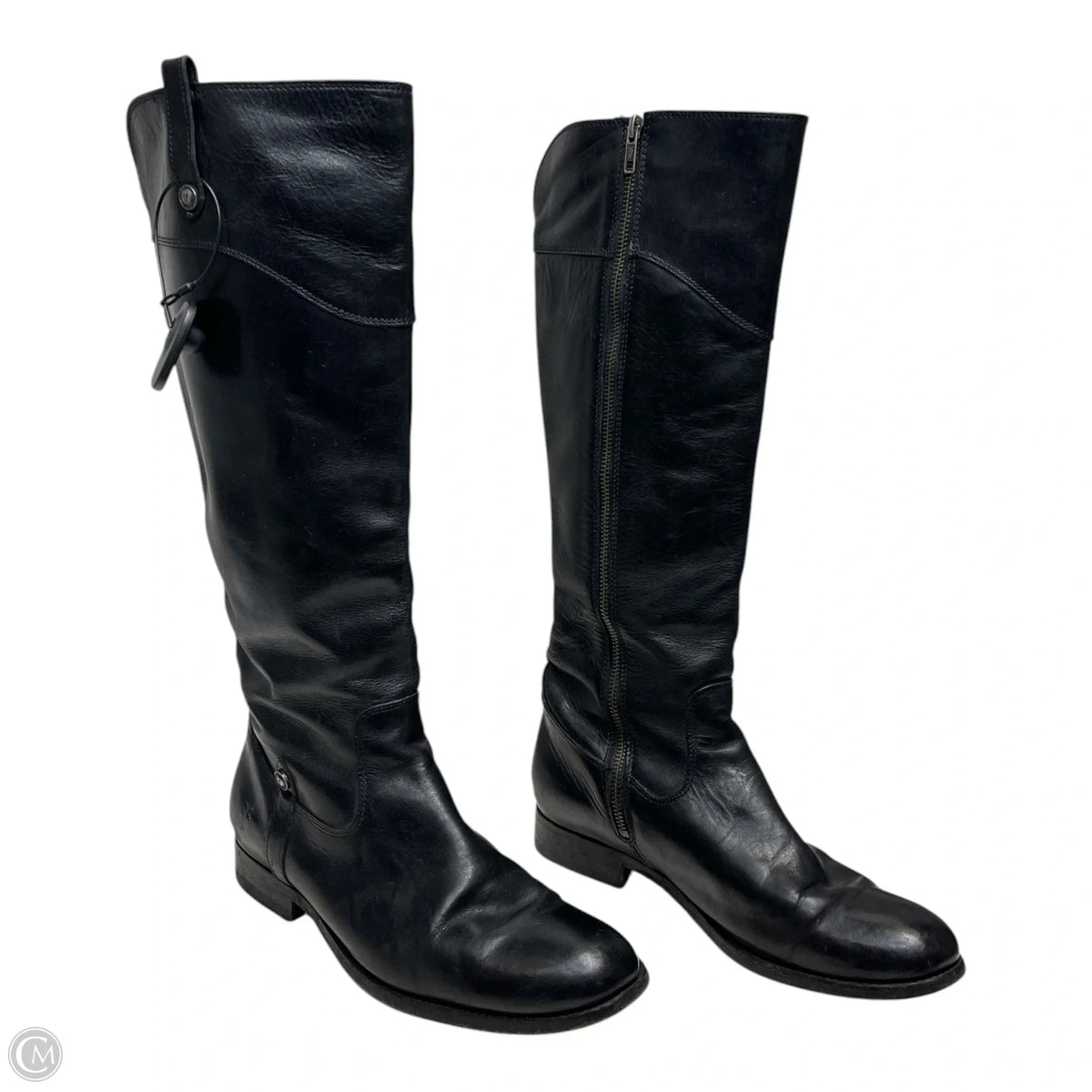 Boots Designer By Frye In Black, Size: 11