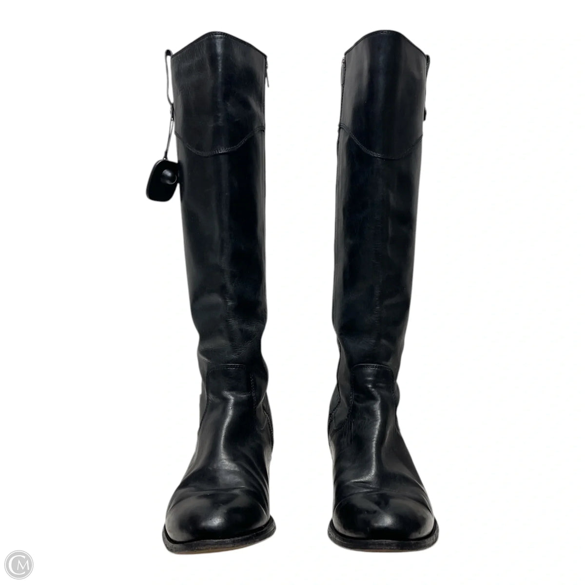 Boots Designer By Frye In Black, Size: 11