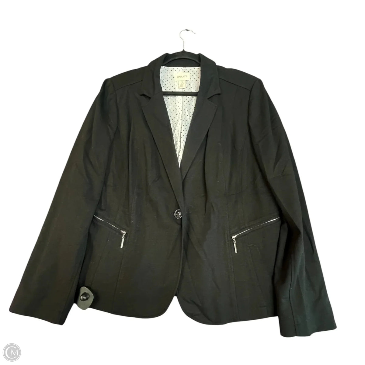 Blazer By Chicos In Black, Size: L