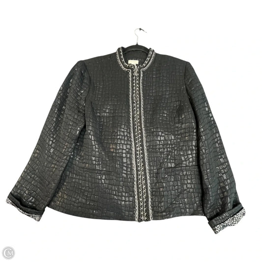 Jacket Other By Chicos In Black, Size: L