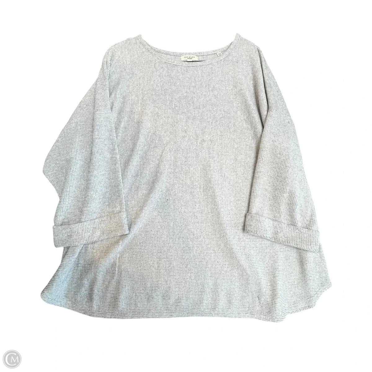 Sweater By Max Studio In Grey, Size: 2x