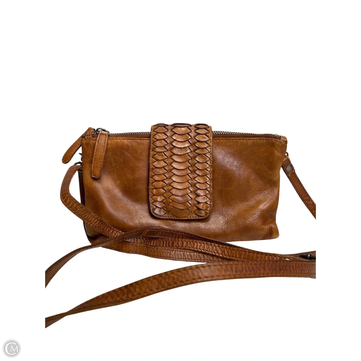 Crossbody Leather By Clothes Mentor, Size: Small