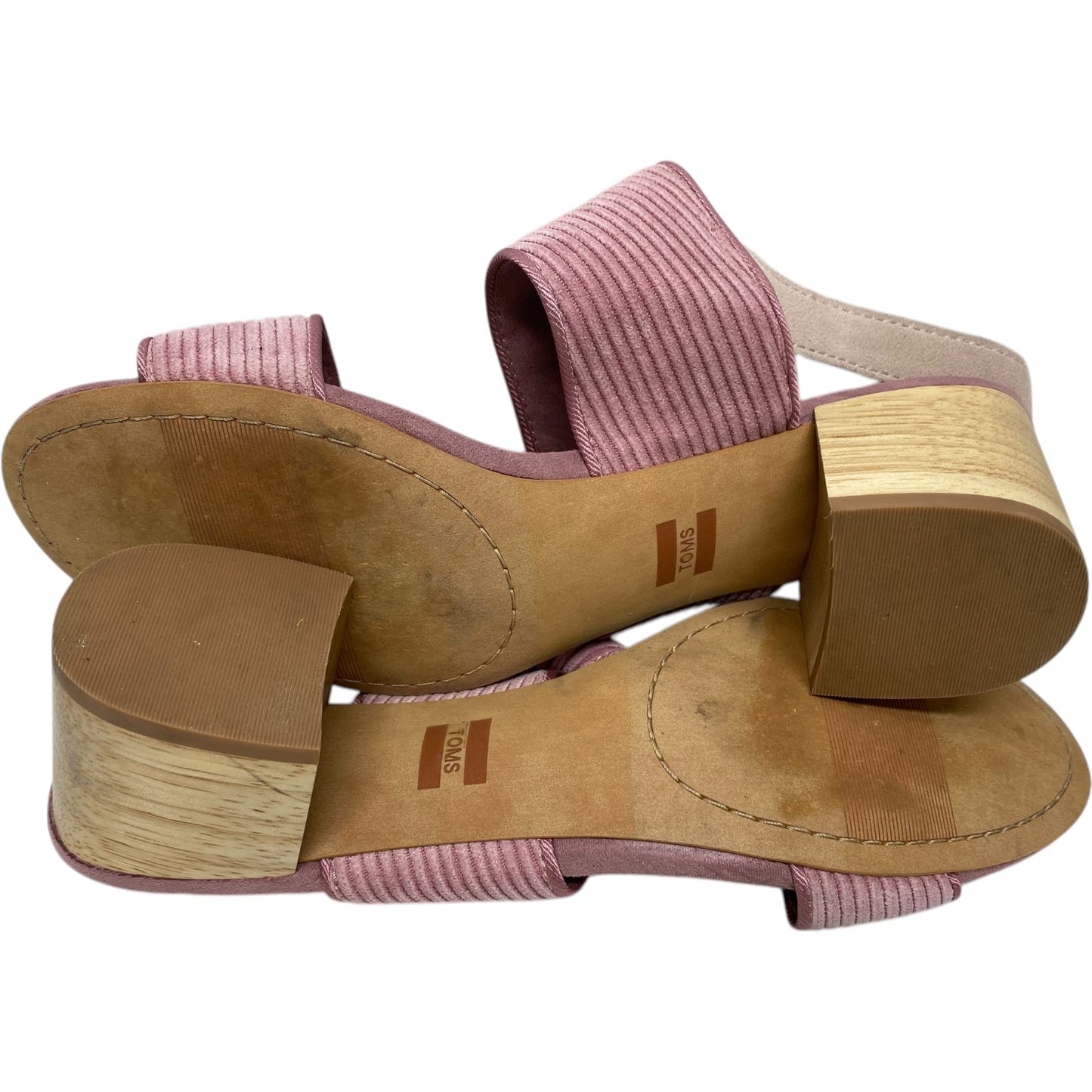 Shoes Heels Block By Toms In Pink, Size: 9