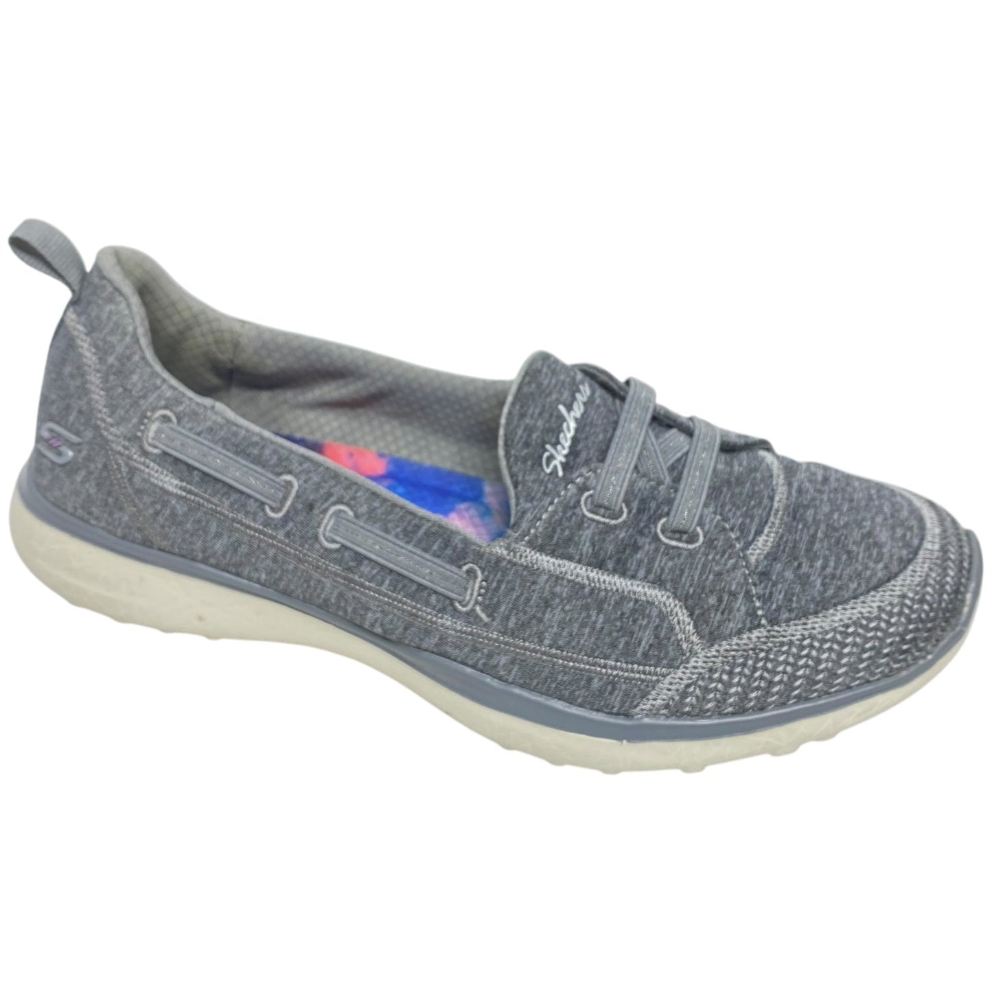 Shoes Athletic By Skechers In Grey, Size: 7.5