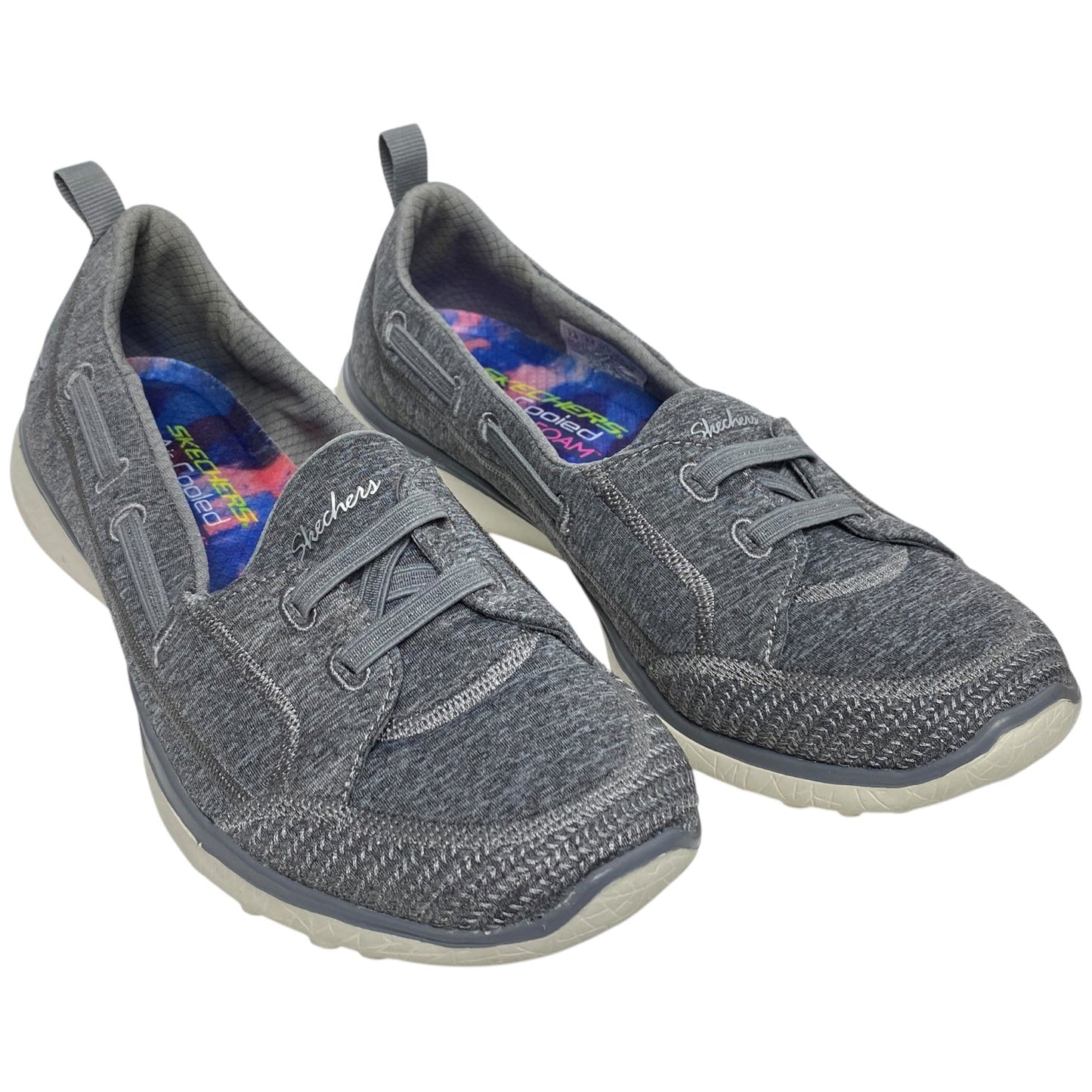 Shoes Athletic By Skechers In Grey, Size: 7.5