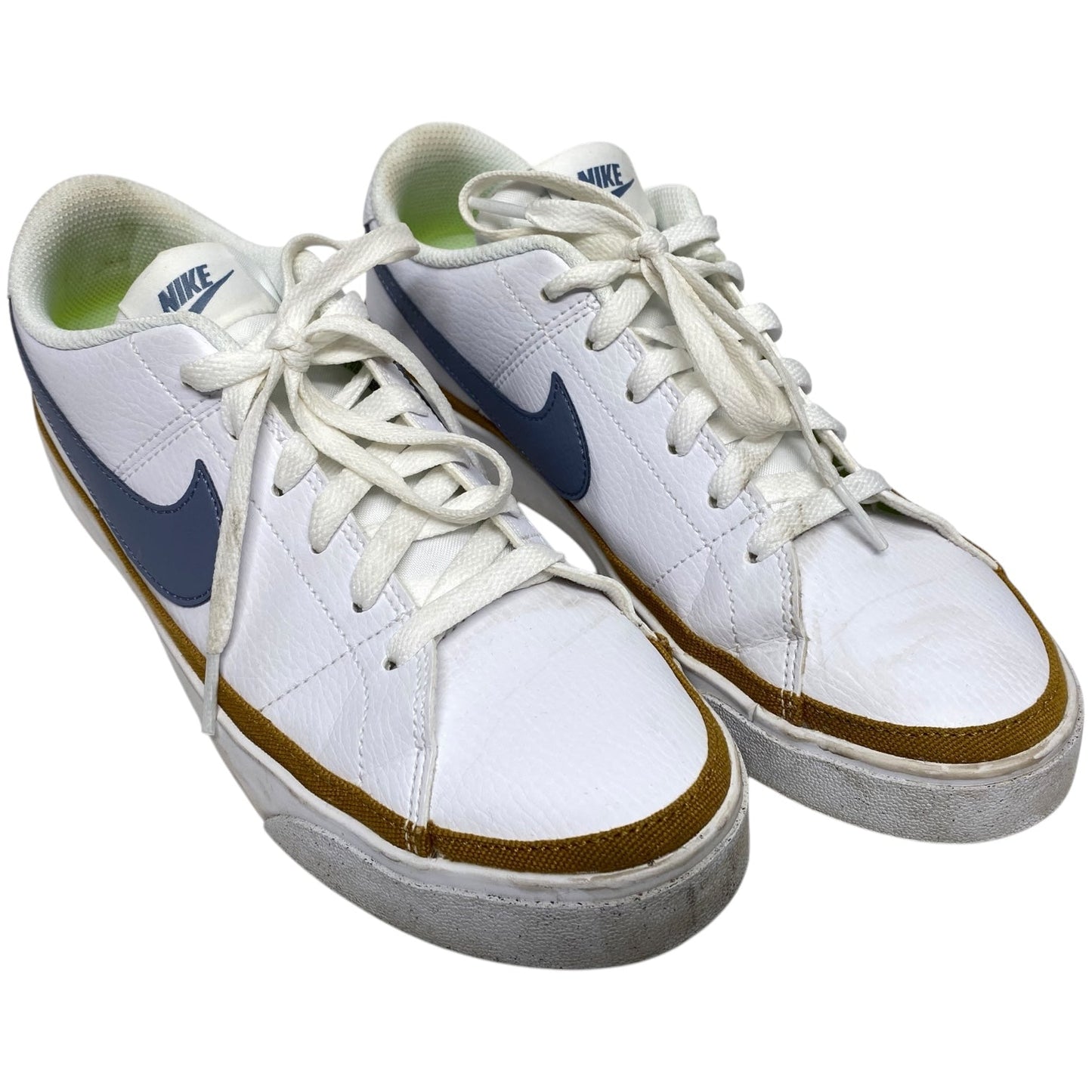 Shoes Athletic By Nike In White, Size: 9