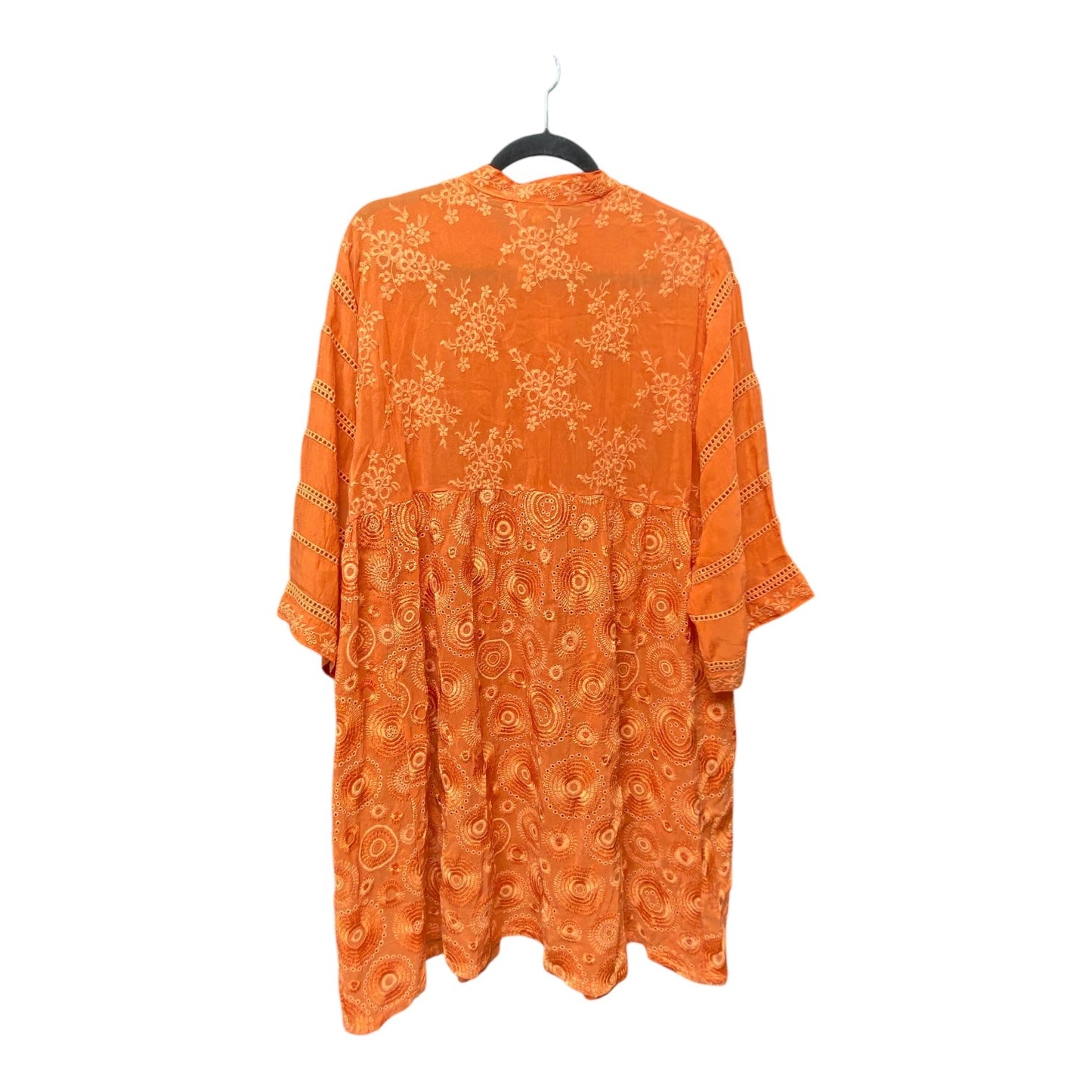 Dress Designer By Johnny Was In Orange, Size: M