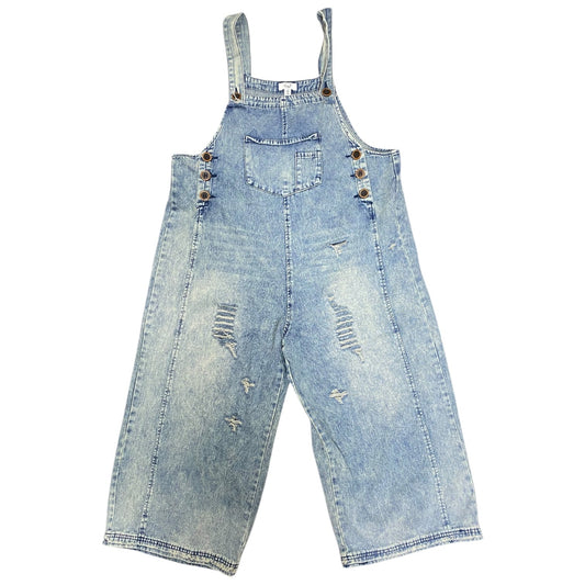 Overalls By Easel In Blue Denim, Size: S