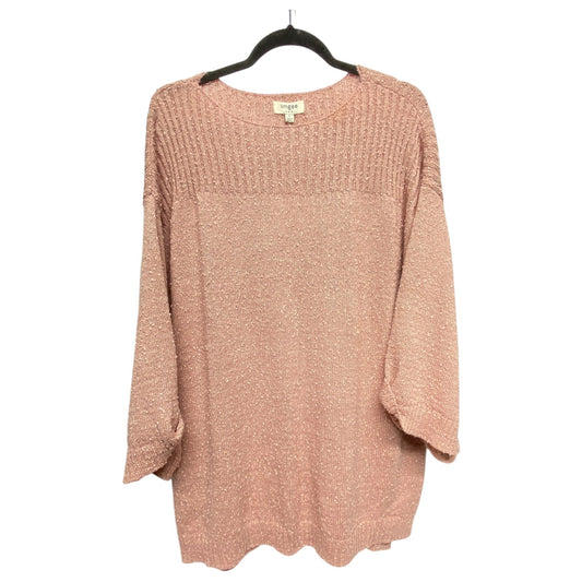 Sweater By Umgee In Pink, Size: L