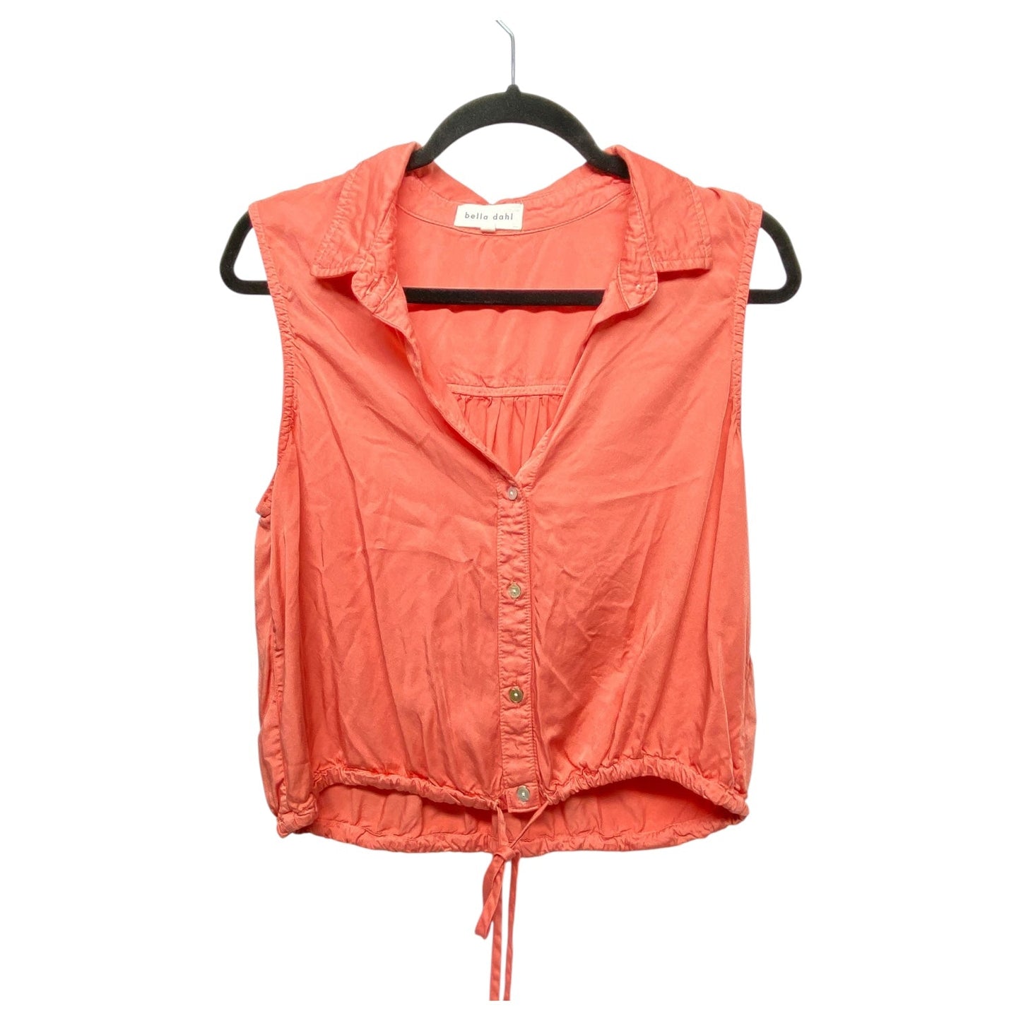 Top Sleeveless By Bella Dahl In Coral, Size: M