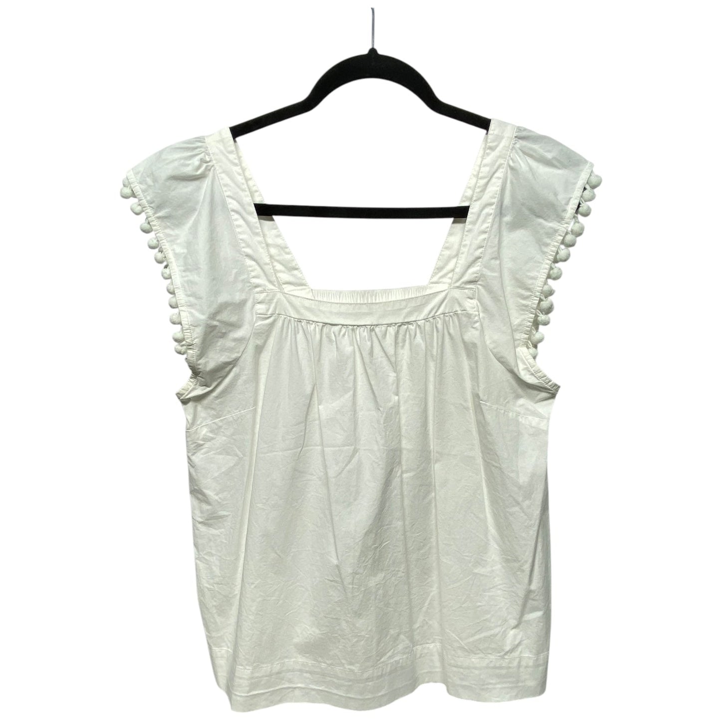 Top Sleeveless By J. Crew In White, Size: 10