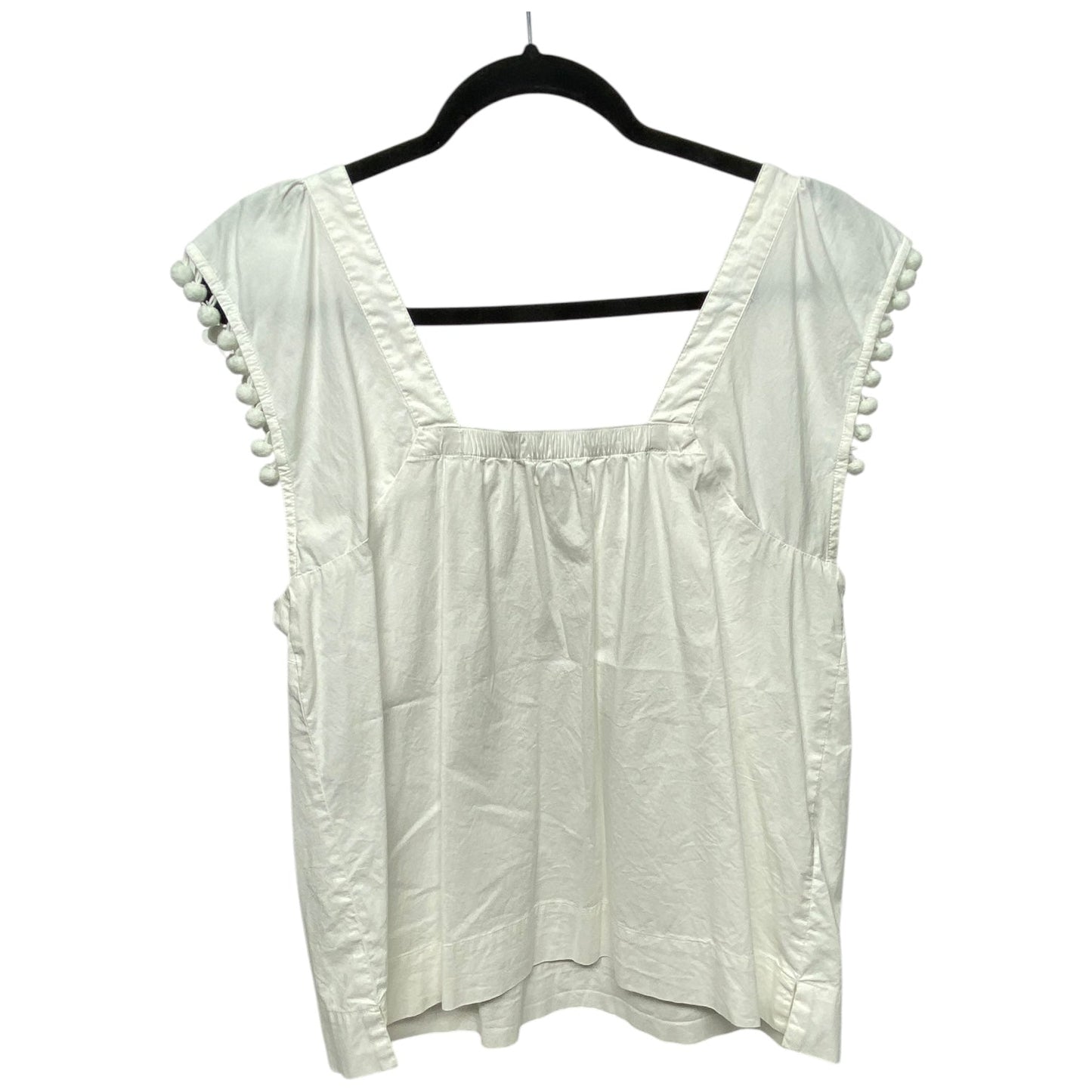 Top Sleeveless By J. Crew In White, Size: 10