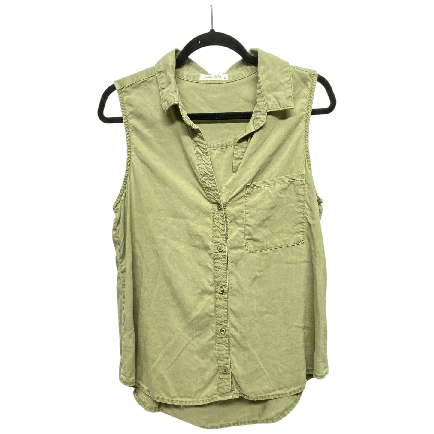 Top Sleeveless By Bella Dahl In Green, Size: M