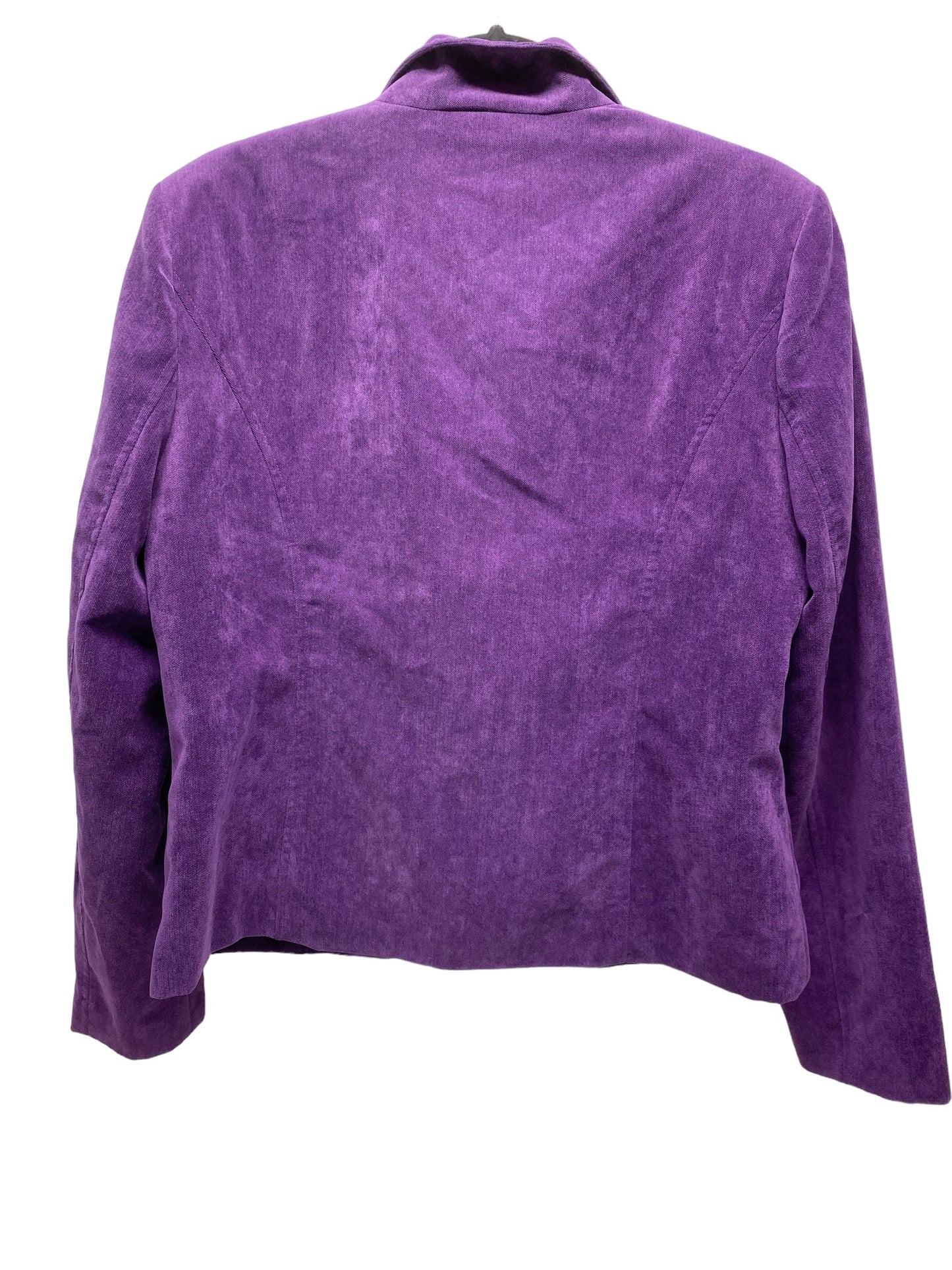 Jacket Other By Dressbarn In Purple, Size: L