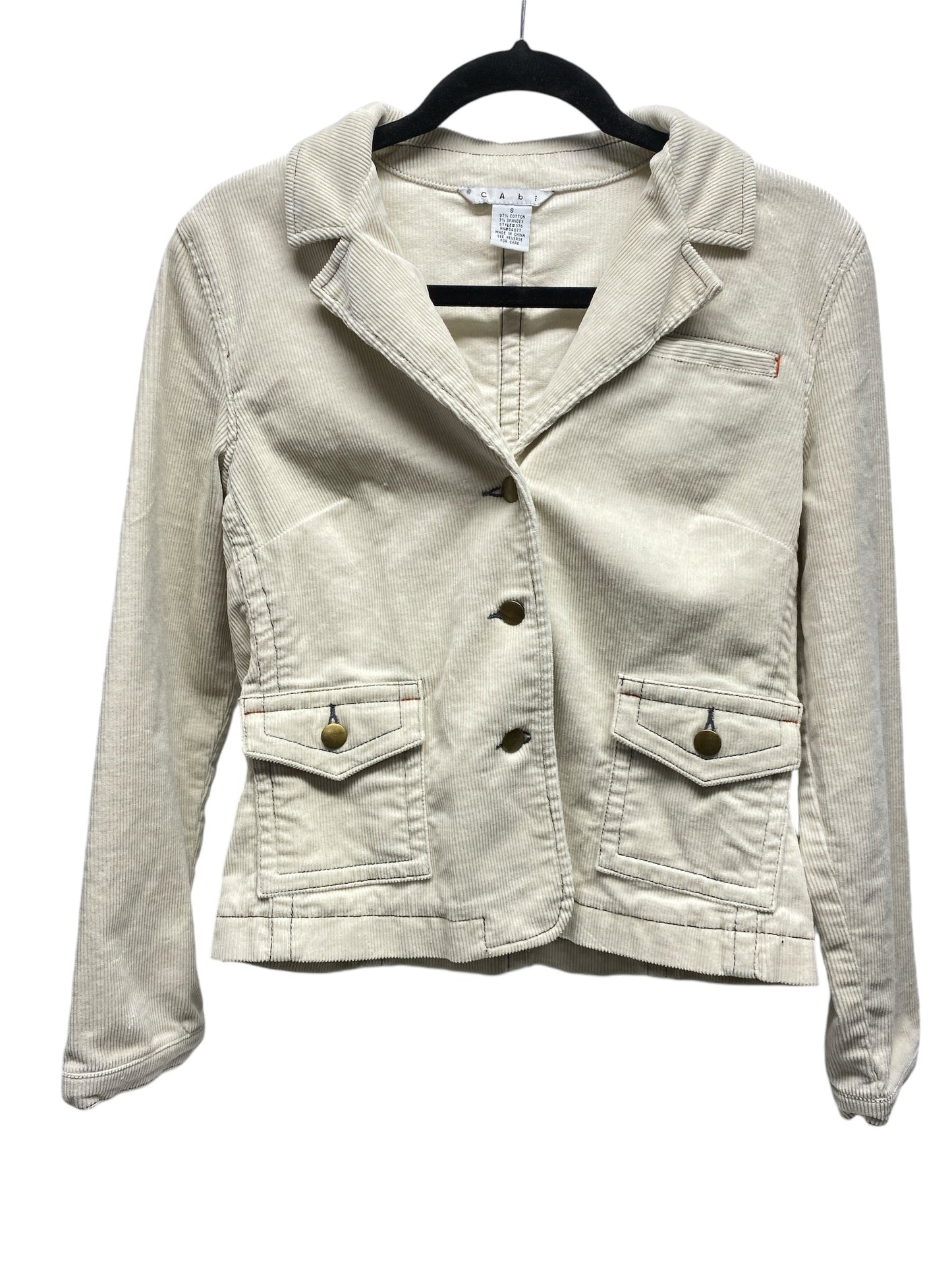 Jacket Other By Cabi In Cream, Size: S