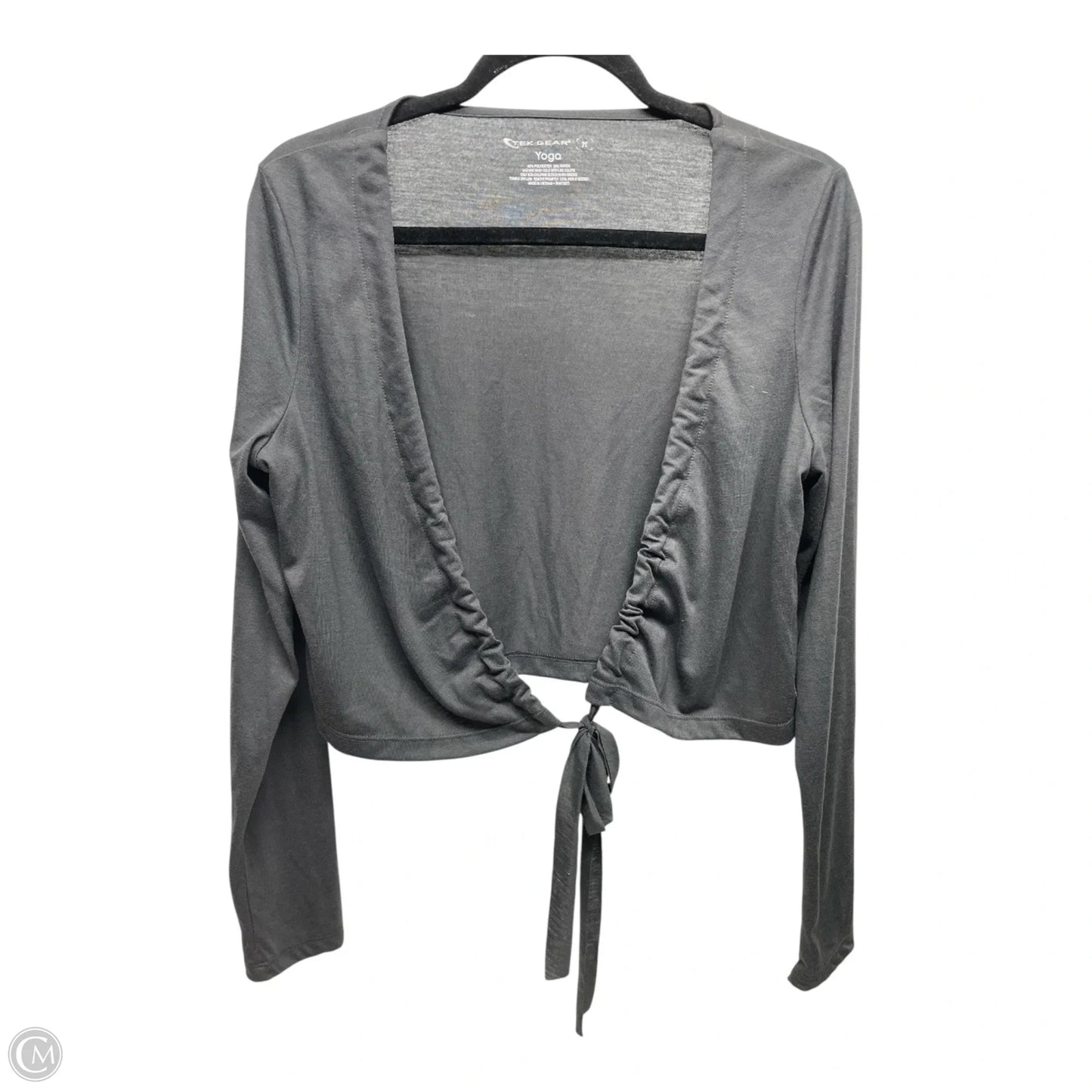 Cardigan By Tek Gear In Grey, Size: M